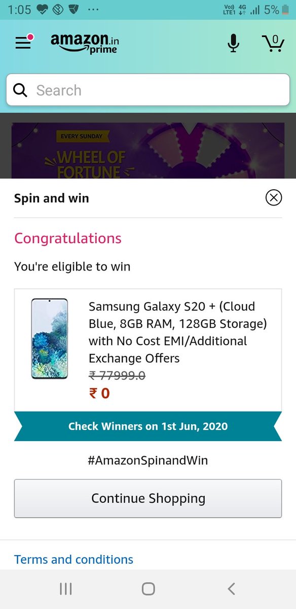 commandervikram's tweet photo. #AmazonSpinandWin https://t.co/rTq4Ztt39V