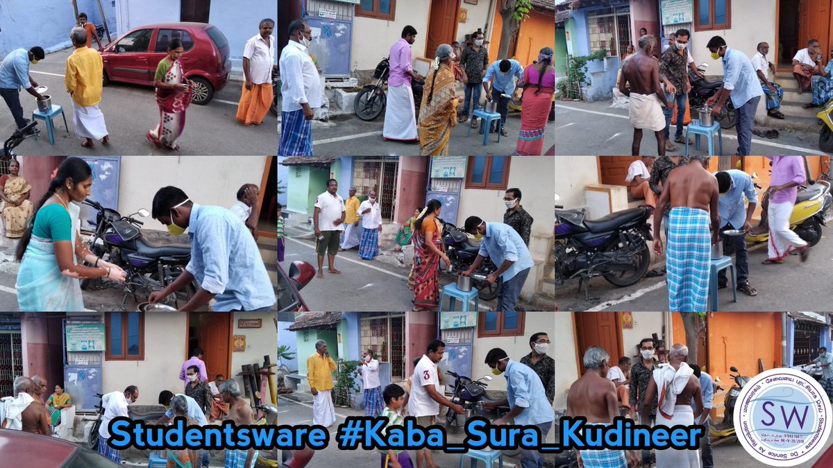 Studentswarein's tweet photo. 💙With all your love and support, We keep serving to our people everyday..
Providing Kaba Sura  Kudineer at Salem💙
❤️ #Studentsware
#Do_Service_As_Revolution❤️ https://t.co/6YXRLRHYbH