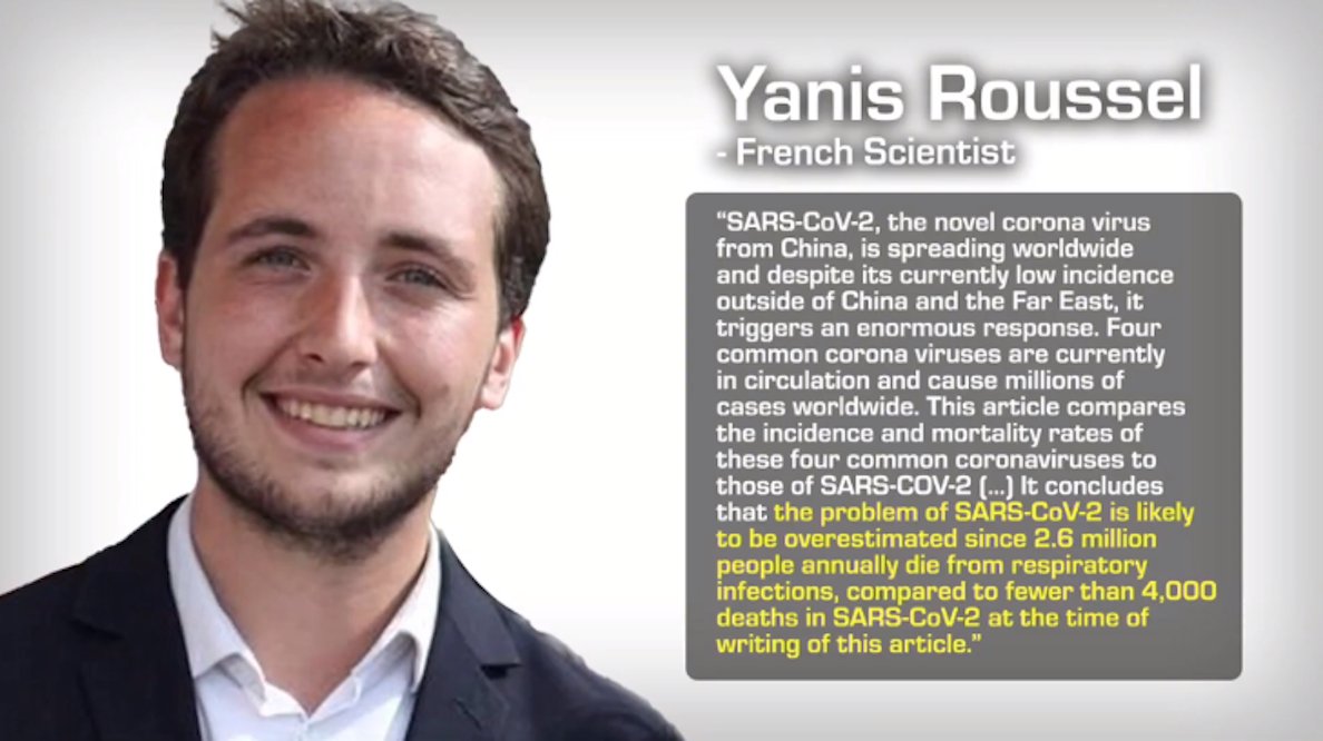 17/ Yanis Roussel #coronavirusaustralia  #CoronaLockdown  #CoronaVirusHOAX