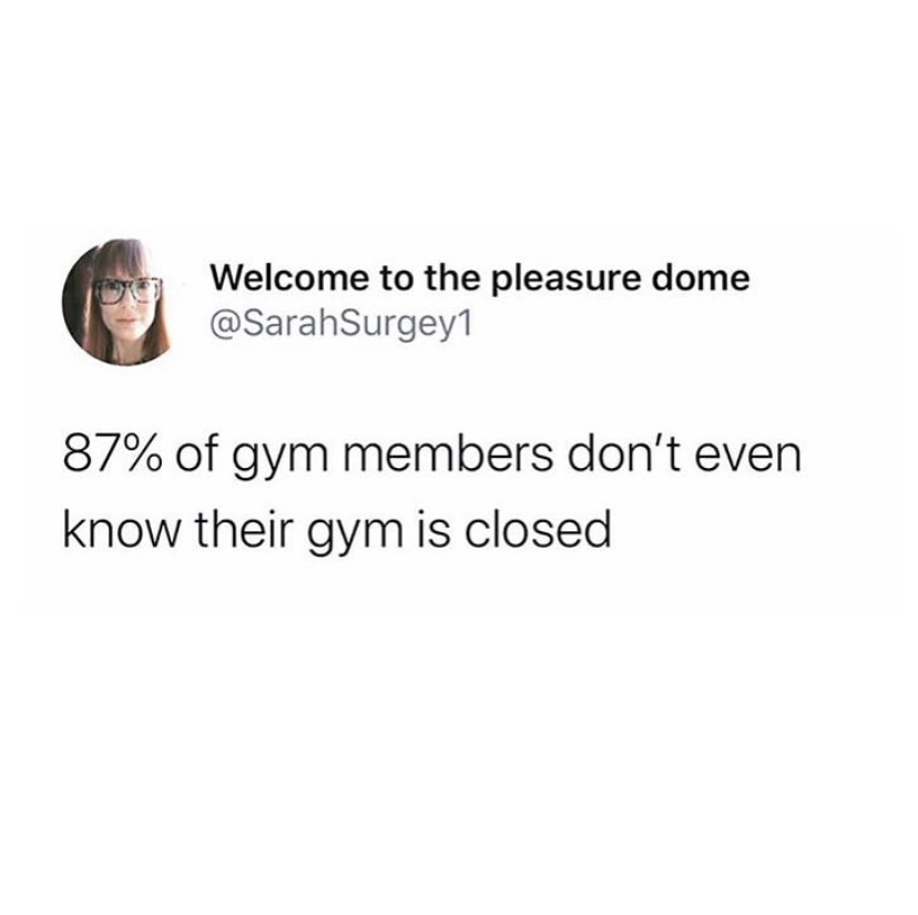 I've been not going to the gym since before it was cool💁‍♀️
......
#northwichcircle #ladiescircle #northwichlife #Cheshire #covid19 #zoom #lockdownmemes