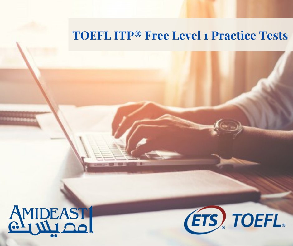 AMIDEASTuae's tweet photo. لا تنتظر أكثر من ذلك ، اختبارات التدريبية TOEFL ITP® المستوى 1 متاحة مجانًا الآن!
https://t.co/ap0vjfn0GY
#amideast #amideasthq #StayHome #StayConnected #KeepOnLearning #education #learnenglish #toeflitp #practiceonline #practicetests #testing #english #covid19 #usinuae #UAE https://t.co/GAumOrIrjr