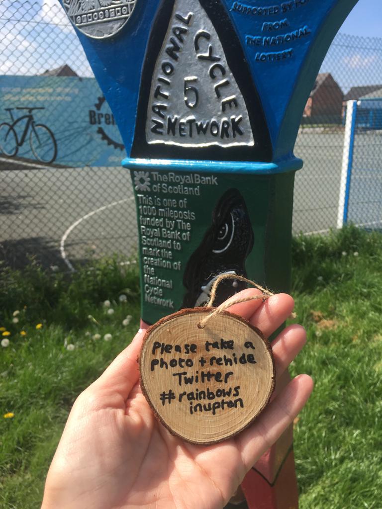 benjaminreading's tweet image. #rainbowsinupton on the move!