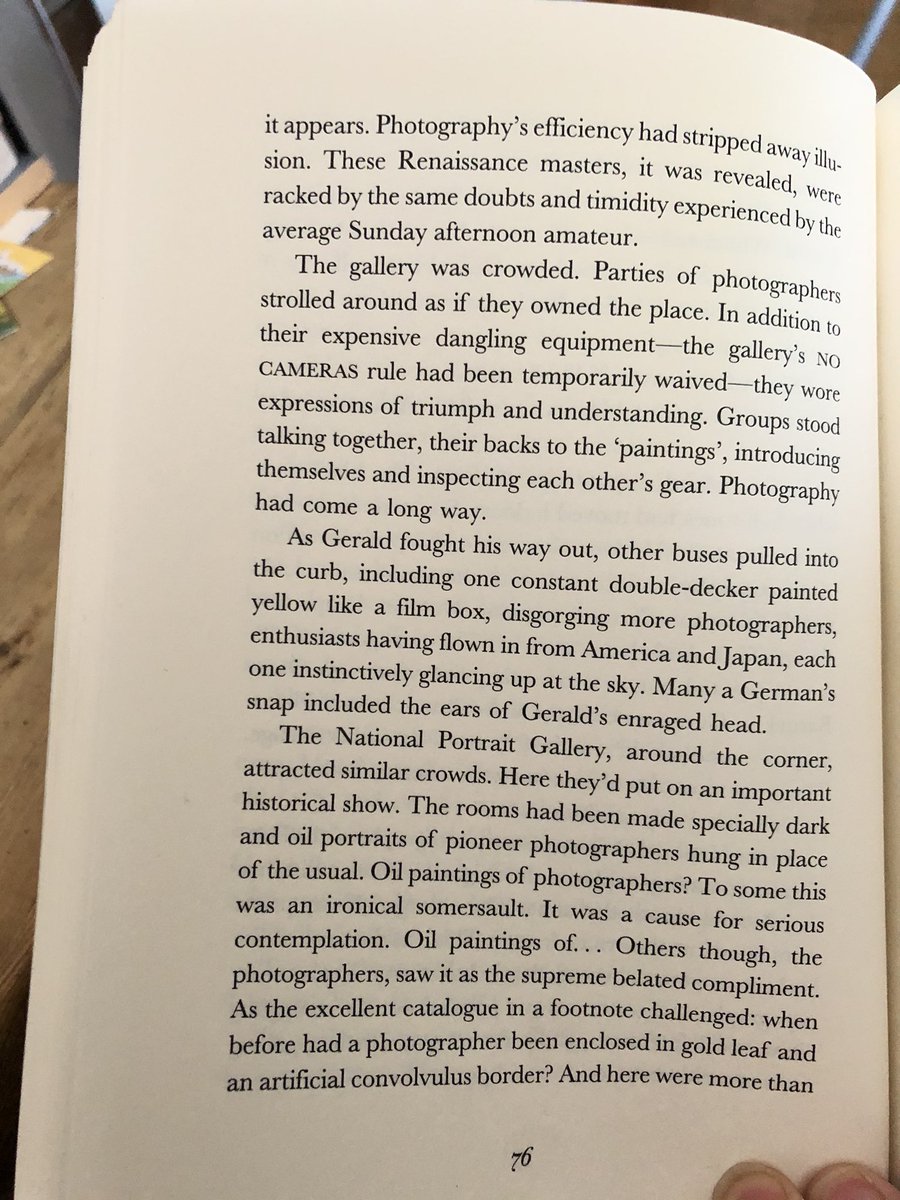 anicegreenleaf's tweet photo. This is such a weird and wonderful book. A group of Australian tourists make their way round the world, going to museums. That’s the plot. The result is sort of magical tho. And their trip to London making me wistful for galleries  #murraybail #homesickness https://t.co/hfk7dkvQVr