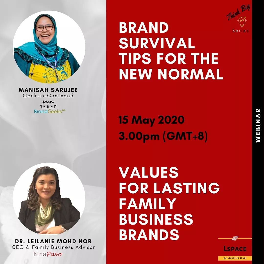 binapavo's tweet photo. Friday, 15th May 2020 at 3.00pm GMT+8
CLICK here to REGISTER : https://t.co/AP67AjCZwF
#Branding #Survival #NewNormal #BrandGeeks #Familial #Trusted #Values #Strategies #Covid19 #Webinar #BinaPavo #BinaPavo #DrLei #ThinkBig #Series #Lspace #theLearningSpace #HRDF https://t.co/4VXJpG6rsG
