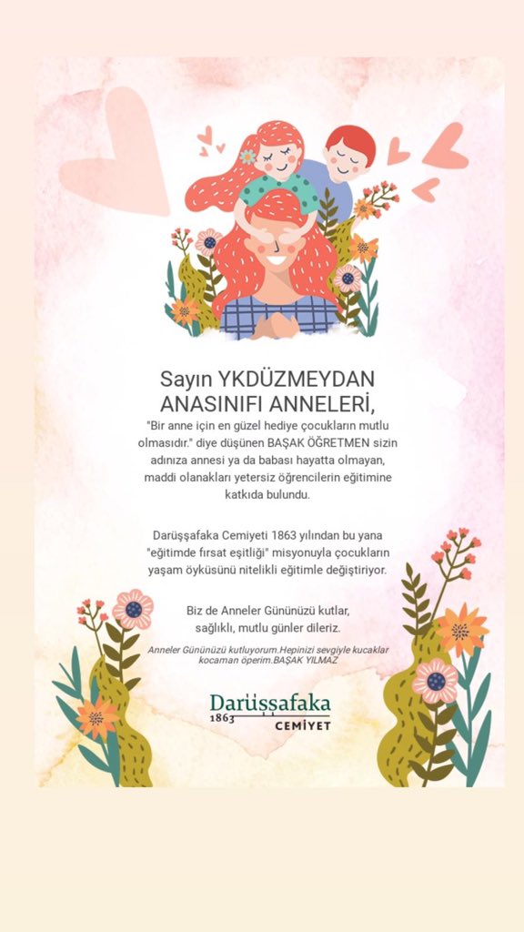 Güzel çocuklarımın güzel anneleri; iyi ki varsınız, iyi ki sizleri tanıdım. Anneler Gününüz Kutlu Olsun.🌸🌸🌸 <a href="/ziyaselcuk/">Ziya Selçuk</a> <a href="/agrimem/">AĞRI MEM</a> <a href="/mfaruktekinn/">Mehmet Faruk Tekin</a> <a href="/taslicaymem/">Taşlıçay İlçe Milli Eğitim Müdürlüğü</a> <a href="/Ahmetkaya0404/">Ahmet KAYA</a> <a href="/mersoz4746/">Murtaza Ersöz</a>