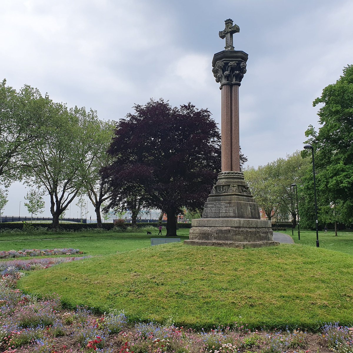 JMoultonSoton's tweet image. General Gordon Memorial Queens Park #lockdownrun