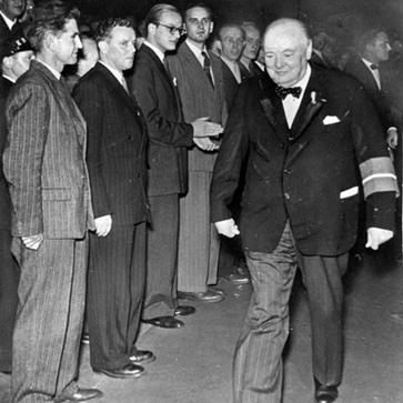 The Churchill Club met Winston Churchill in 1952.