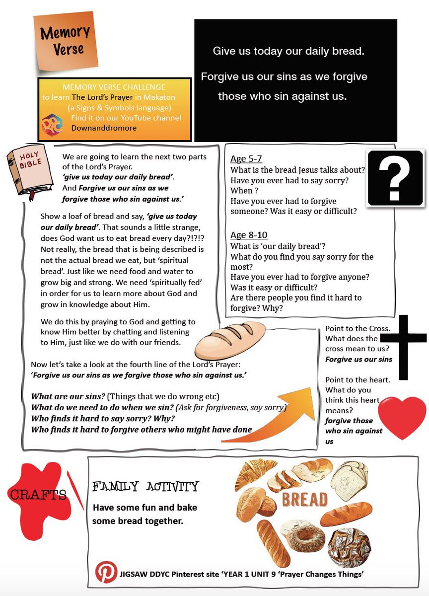 julzy21's tweet photo. Family time with your whole family today whether you are in year 1,2 or 3 of our JIGSAW Sunday school curriculum. Craft/prayer activity for each year on our YouTube channel downanddromore Jenny gives us some inspirational and fun ideas for everyone todo together. https://t.co/Q8ZL1fMVZ3