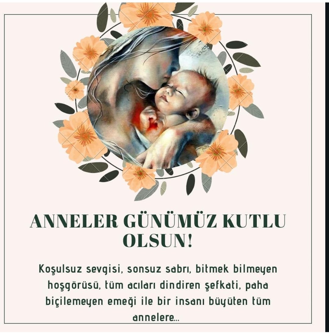 Koşulsuz sevgisi, sonsuz sabrı, bitmek bilmeyen hoşgörüsü, tüm acıları dindiren şefkati, paha biçilemeyen emeği ile bir insanı büyüten tüm annelerin anneler günü kutlu olsun.. #izmirçocukpsikiyatrisi 
#annelergünü
