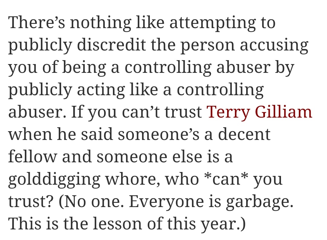 Maybe we should gather all of Courtney's stories that are defamatory, send them to her, tag Adam and ask him to remind her what his policy against defamation is