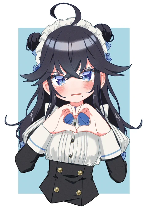 #出雲墨絵 #メイドの日 2枚目は透過。 