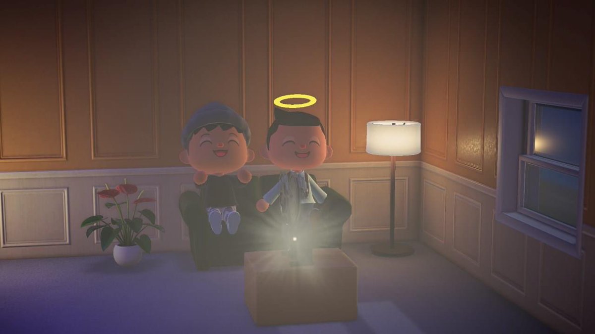 GamerMatt_AUS's tweet photo. When you can’t watch a movie with your best friend because of isolation #AnimalCrossingNewHorizons is the next best thing #acnh #Nintendo https://t.co/UvRQJgI43Z