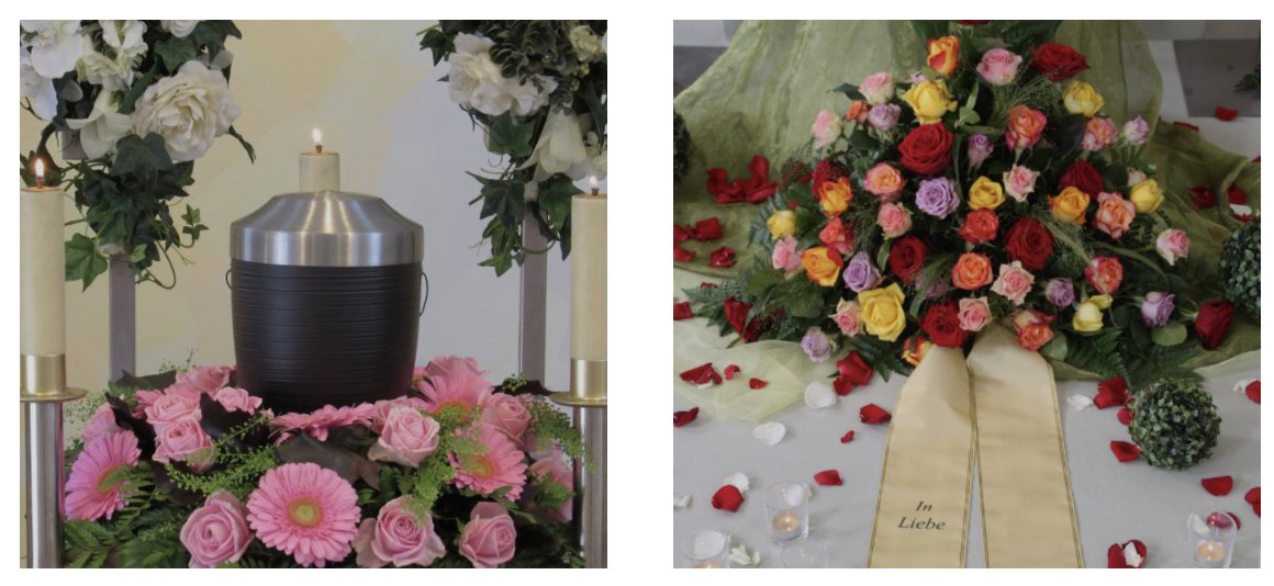 Unsere Floristen und Dekorateuren sind bei der Umsetzung ihrer Vorstellungen zur Stelle: egal ob traditionell oder modern, schlicht oder extravagant. Die besonders hohe Qualität des Blumenschmucks ist für uns unerlässlich.