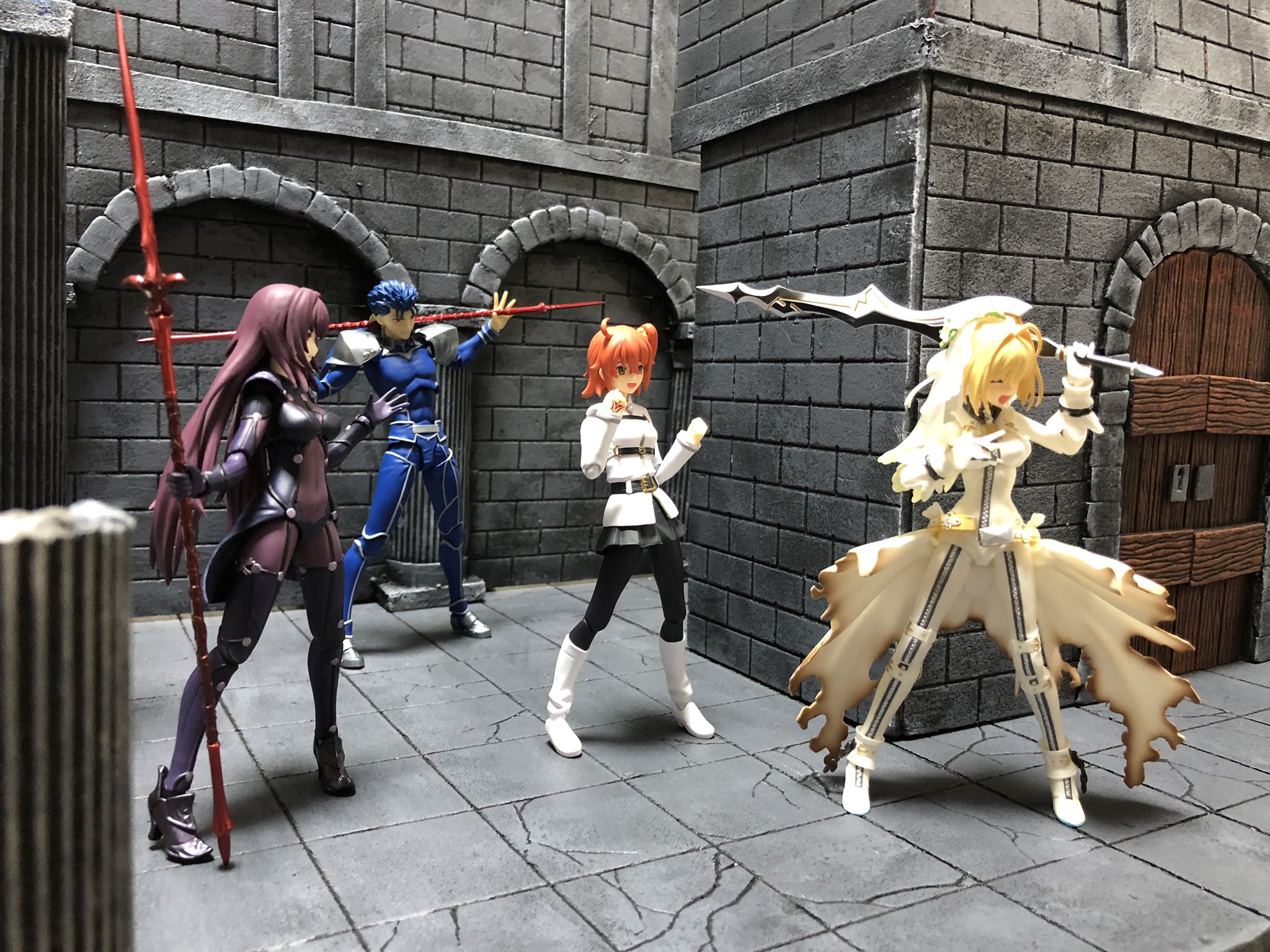 フィギュア用ジオラマ FIG]1/12 ディスプレイジオラマ 鉄骨足場 A フィギュア用