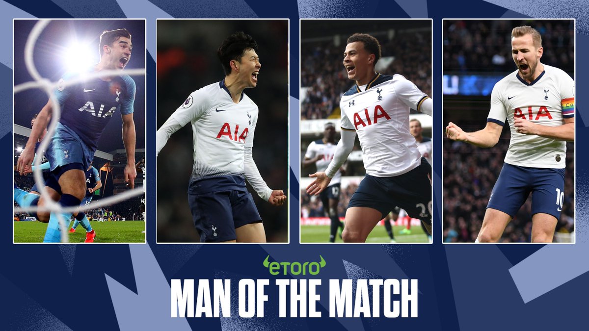 Spurs_ID's tweet photo. Siapakah @eToro Man of the Match versi kalian? β
#Ultimate90 βͺ #SpursID https://t.co/FUvg19iE9c