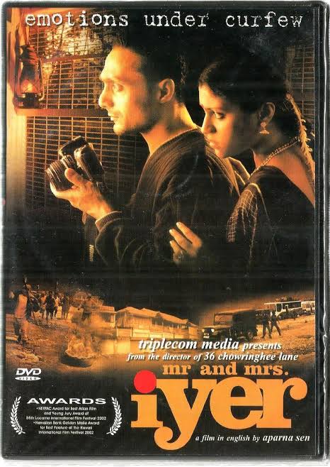  #MrAndMrsIyer (2002) by  @senaparna.Feat.  @konkonas  @RahulBose1 Bhisham Sahni, Surekha Sikri  @anjandutt and Bharat Kaul.Link:  https://www.dailymotion.com/search/Mr%20&%20mrs%20iyer%20rthatap/videos (in 9 parts)