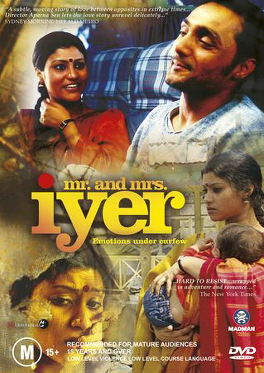  #MrAndMrsIyer (2002) by  @senaparna.Feat.  @konkonas  @RahulBose1 Bhisham Sahni, Surekha Sikri  @anjandutt and Bharat Kaul.Link:  https://www.dailymotion.com/search/Mr%20&%20mrs%20iyer%20rthatap/videos (in 9 parts)