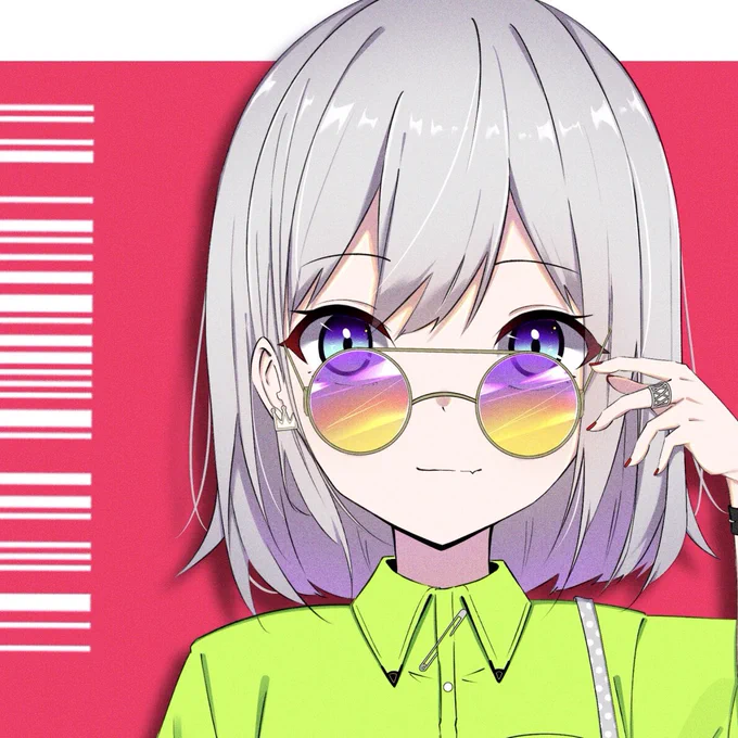 うちの銀髪ちゃんは顔がいい?? 