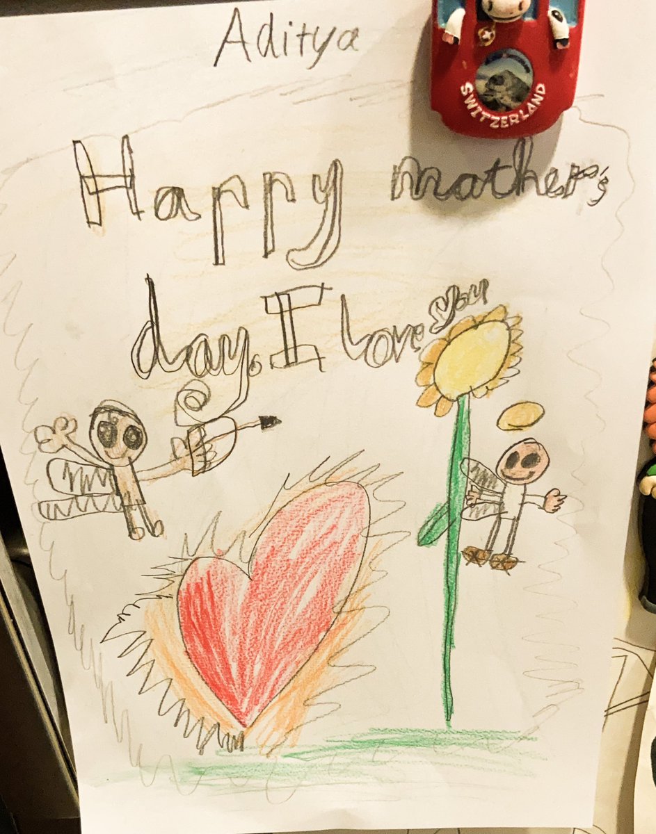 Aditya is such a sweetheart. He never forgets to make me feel special on Mother’s Day! All the fights, sleepless nights and sacrifices are totally worth it when you feel like a queen for a day! 
Happy Mother’s Day to all the mom’s out there!