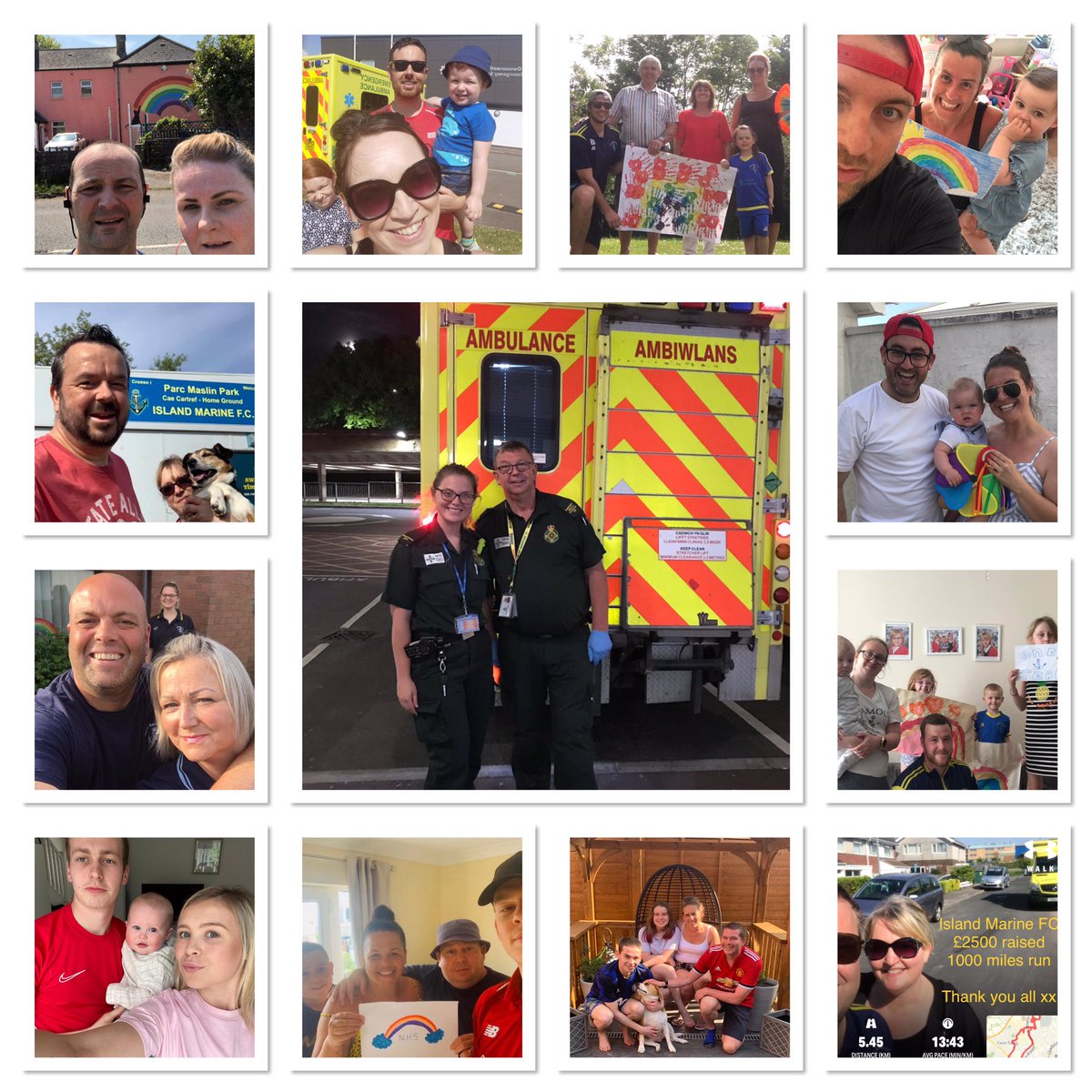 7 Days done, £2800 raised, 1030 miles running, 240 miles on bikes. A fantastic effort by the seniors, a week to be proud of.

The runners have been heroes all week but the Barry Ambulance service are heroes everyday. 

Thank you 👍⚽️⚓️🚑💛💙🌈🌈

gofundme.com/f/barry-ambula…