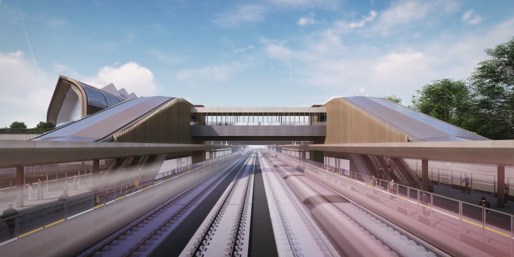 HS2ltd's tweet photo. #HS2 is all about the 3Cs. 

A low CARBON #transport network. 
More CAPACITY across the country’s #rail network. 
Better CONNECTIVITY in the #Midlands and #North helping rebalance the #economy. https://t.co/tCdUM4GBE3