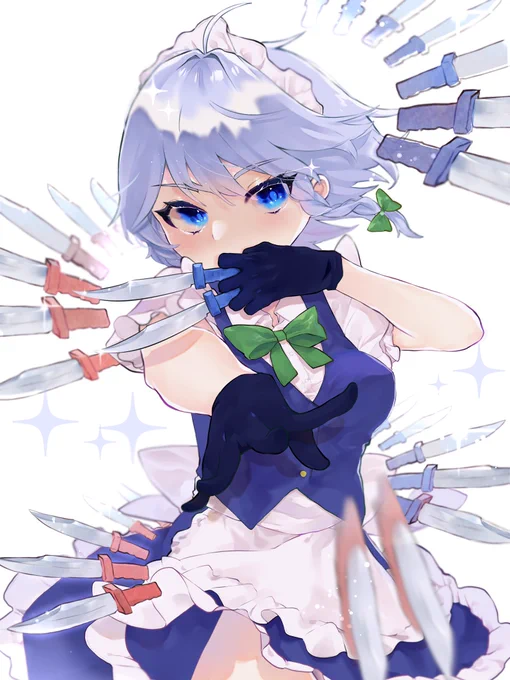 #メイドの日 
咲夜さん再掲〜〜!!? 