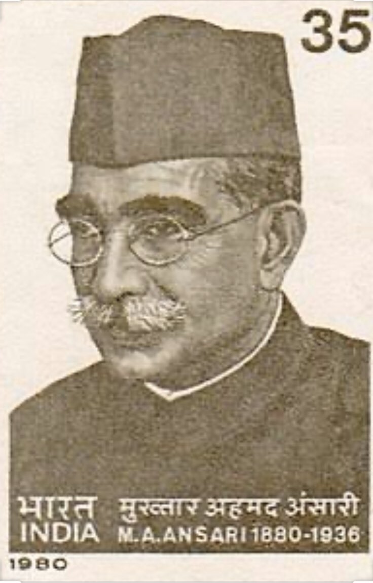 Dr. Ansari passed away on this day in 1936, aged only 56, following a heart-attack as he was returning from his summer-home in Mussoorie to Delhi.His legacy and vision of Hindu-Muslim unity and a secular  #India -though severely tested - live on.He was buried at Jamia Millia.