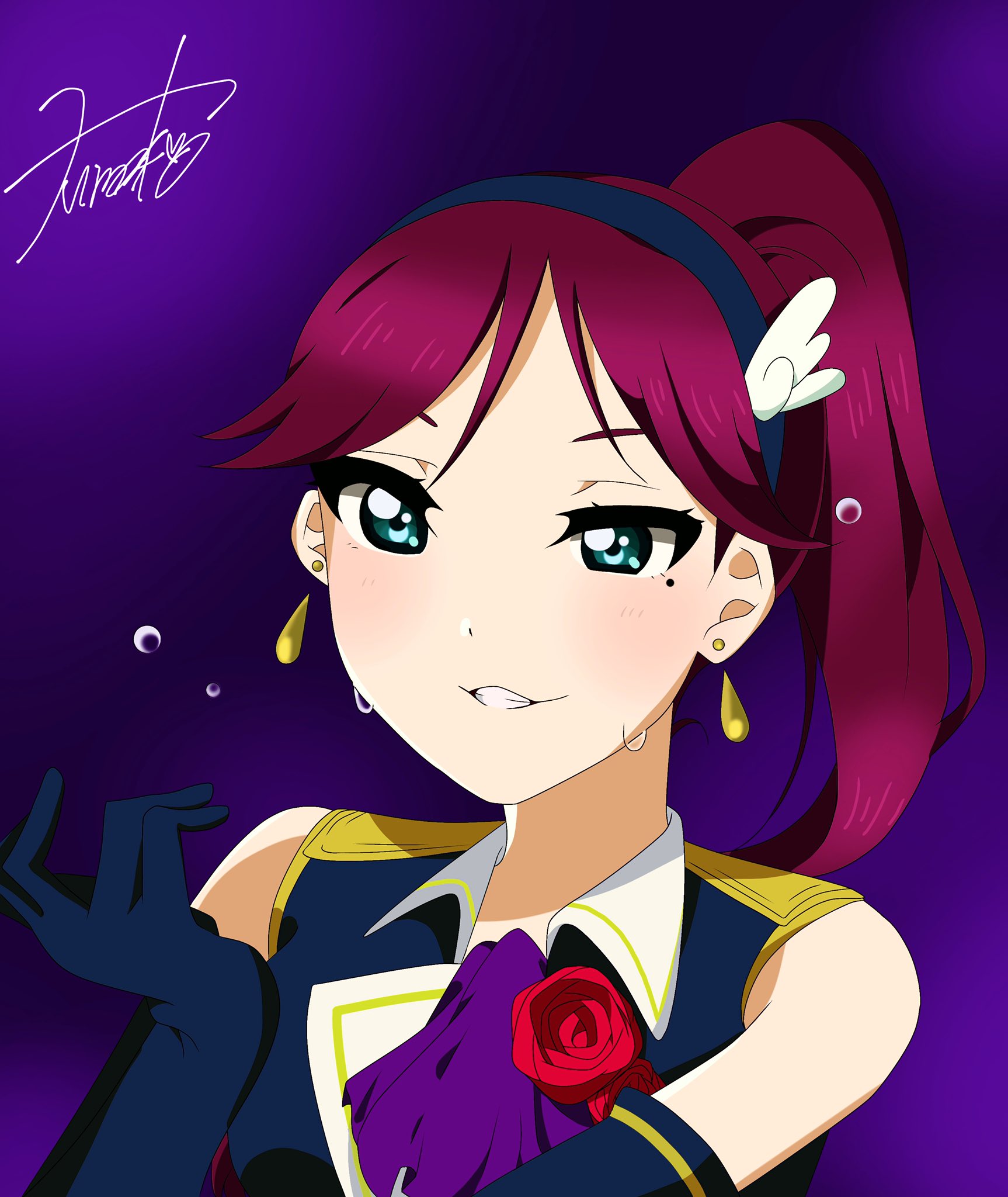 くまっ子 ポニーテール統堂英玲奈 ラブライブ A Rise 統堂英玲奈 描いてみた ポニーテール T Co 4xds2ckgbi Twitter