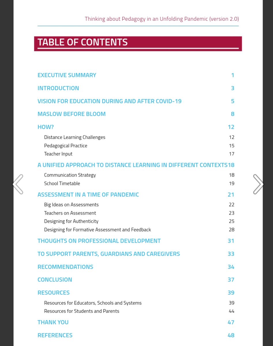 VictoriaPendry1's tweet photo. Thinking about Pedagogy in an Unfolding Pandemic.

This is gold dust. Well researched, context driven recommendations and full of useful links.

'Maslo before Blooms' 
via @issuu https://t.co/Ef4PEbZWLE