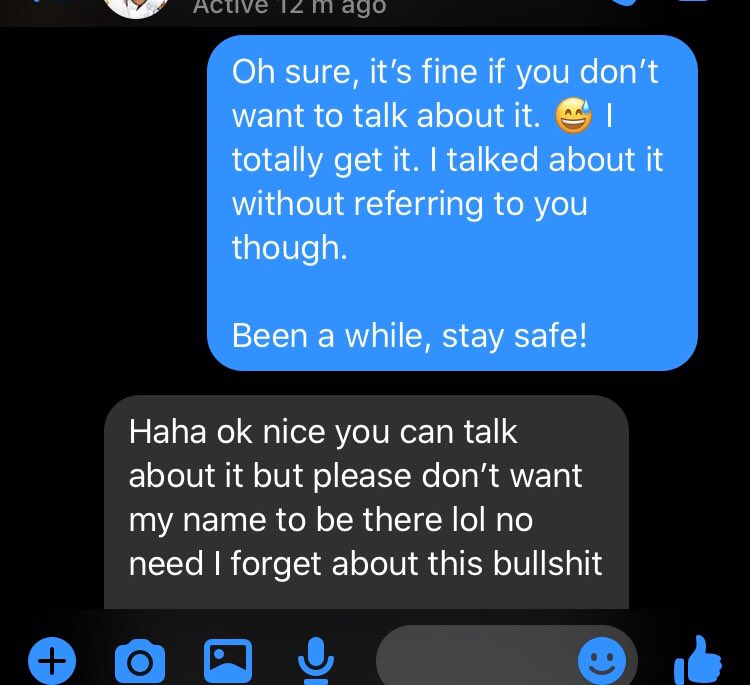 I have now asked the player if he’s willing to speak out. He doesn’t want to. I can’t force him to. Here’s my chat with him. He gave me the permission to tell the story but wants his identity hidden.