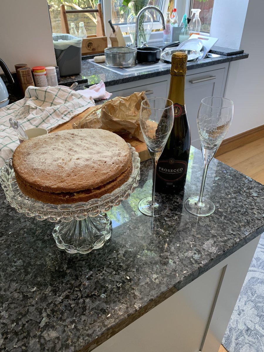 joannembarlow's tweet photo. @SundayBrunchC4 Victoria sponge for VE Day celebrations https://t.co/2Z2ywWzlhk