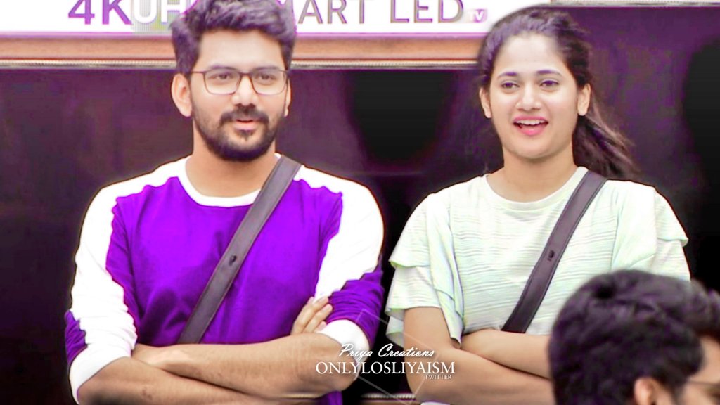  #TwinLiya Thread 02Day 01 MeetKavin and Losliya &Kavirajan and Priyanka (Loya) Twins usually wear same dresses than  next episode la will change the colours to identify Idea and credits to the whole concept inspired by  @Kavin_galaxy #Losliya  #Kavin  #Kaviliya