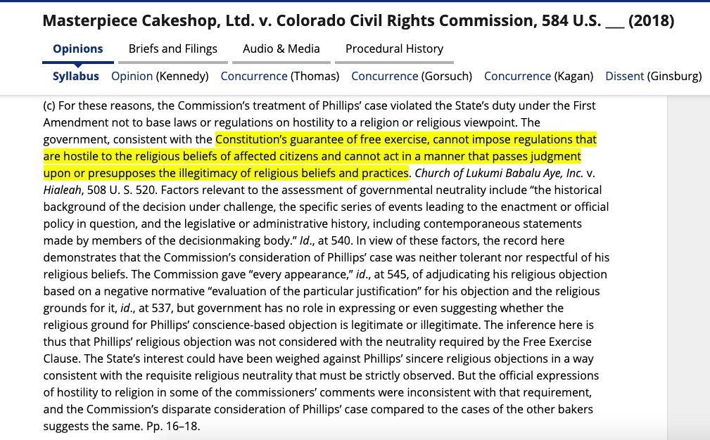 Is it discrimination even if the act violated the right to the free exercise of religious faith?I hope the Chennai Bakery owner takes a lesson from the Colorado Baker and pursues this matter in the Supreme Court