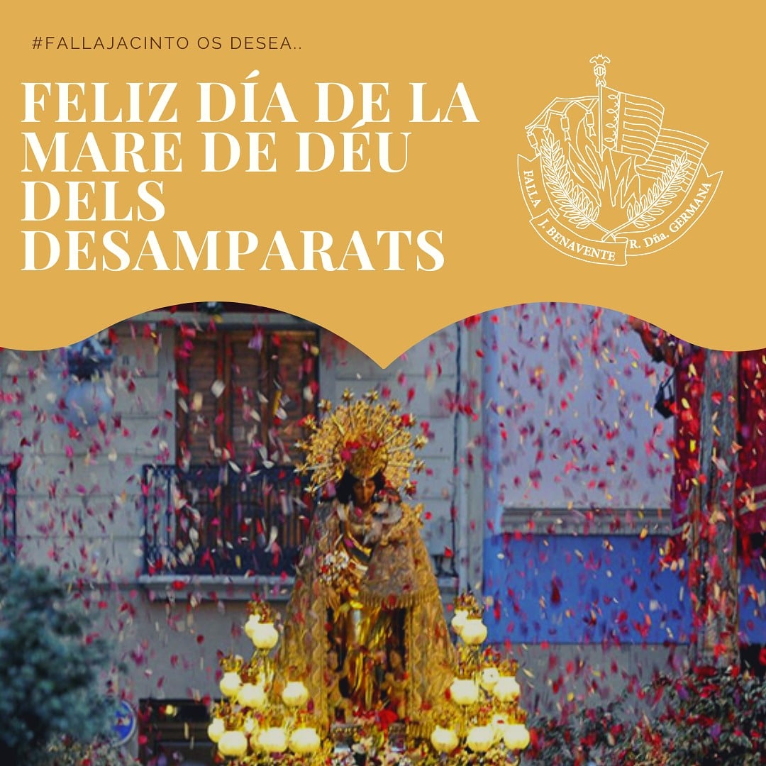 "Valencians, tots a una veu: Vixca la Mare de Déu!" 💛