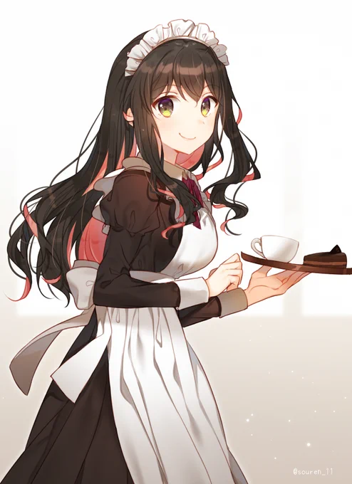 長波ちゃんを再掲☺️ #メイドの日 