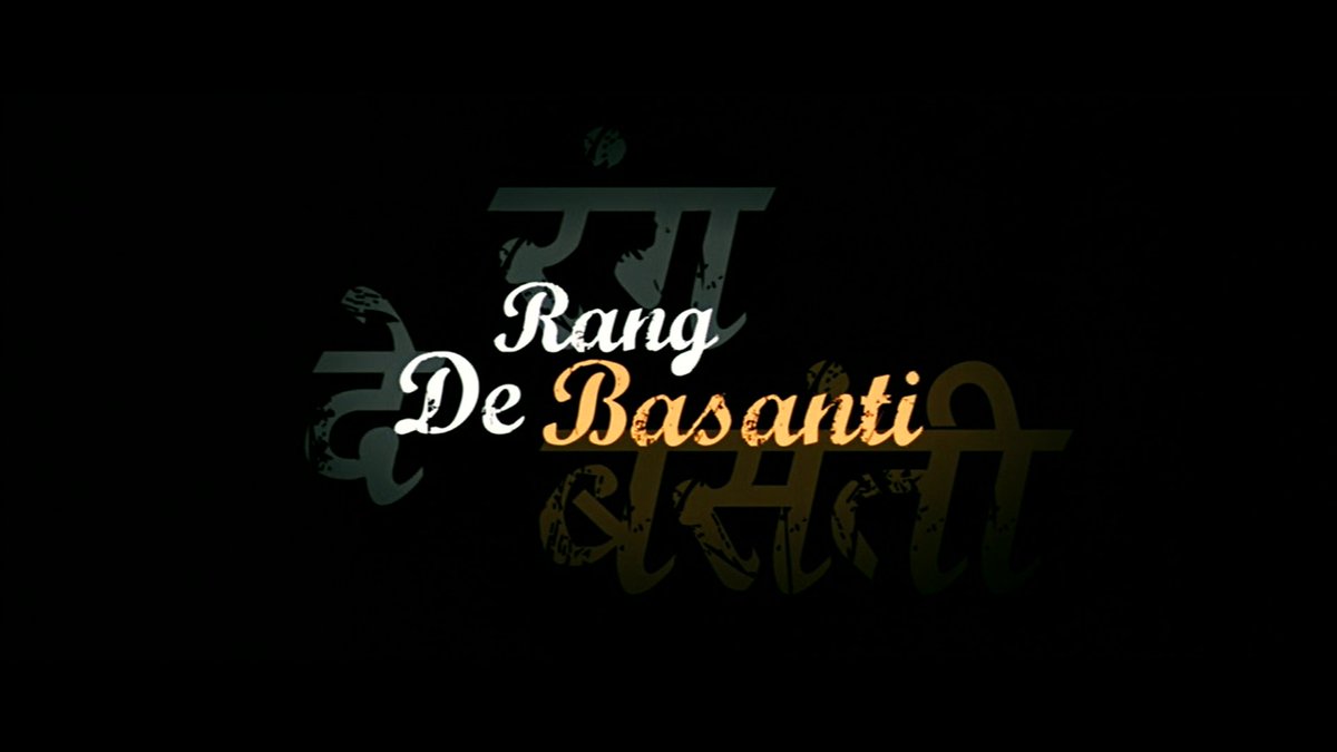 A patriotic film that proposed a theory of correcting its nation's shortcomings. It emerged, stirred, and divulged many things. A film that every Indian Cinema viewer is proud of. A Fan-Thread on Rakeysh Omprakash Mehra's Rang De Basanti.