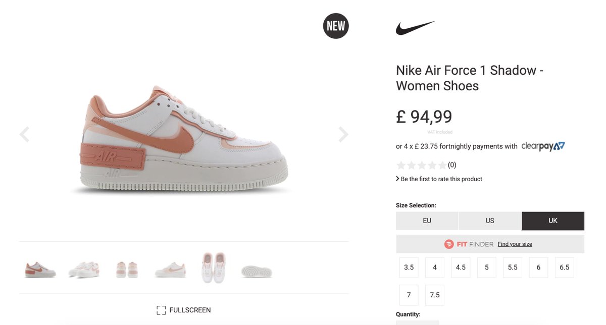 nike air force 1 shadow pink foot locker