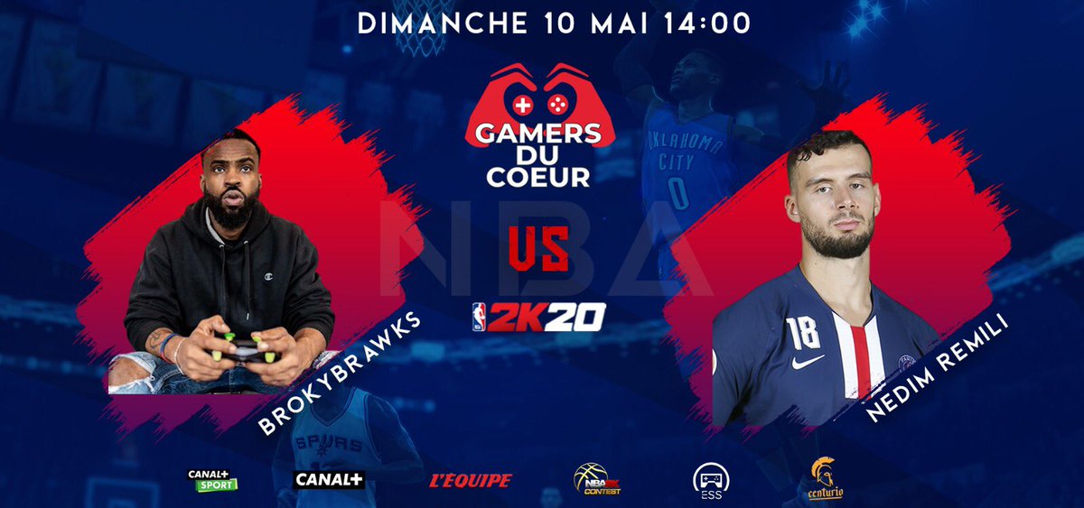 gamersducoeur's tweet photo. On commence à 14h avec une affiche de folie ! 

@BrokyBrawks VS @Nedim_Remili 

Qui sera là grand vainqueur ?

🏀 Vient voir cela en stream ⬇️

https://t.co/JbOujJEMbM https://t.co/PQLCNCLKX0