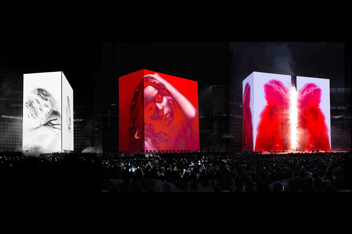 londonbiennale's tweet photo. #LDB20 Artistic Director and designer @EsDevlin created Monolith for Beyoncé's Formation tour. The stage creation set a new bar in design, being seven stories high and consisting of revolving LED building and screen that would split to reveal acrobats in mid air #LDB20 #Design https://t.co/TRvjLJEa8F