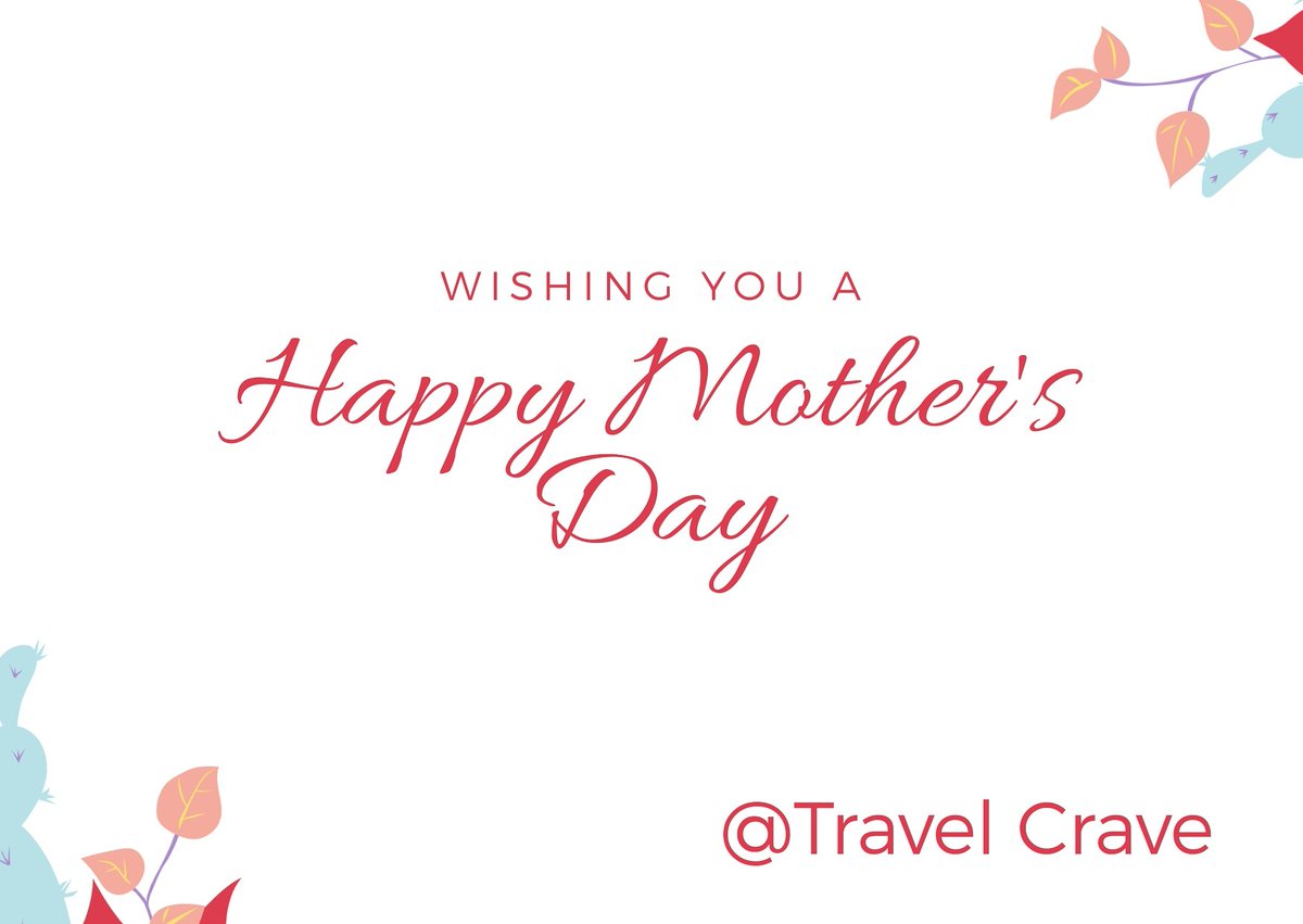 travellcrave's tweet photo. Happy Mother's Day 

Follow us on Instagram https://t.co/ExYesaIoDV 

 #mothersday2020 #StayHome https://t.co/tXjMIfqdhm