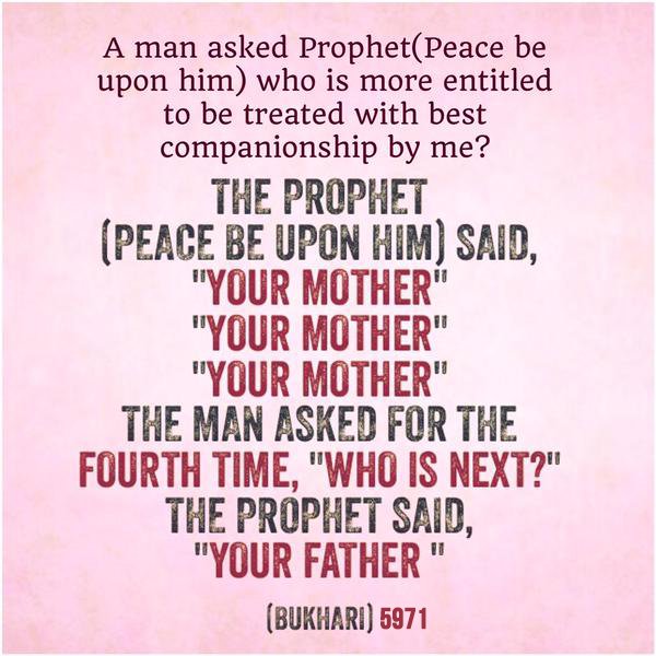 JackkoStyle's tweet image. Everyday is Mother's Day in #Islam #ProphetMuhammad #pbuh #motherday2020 #Motherslove #MothersDaySpecial #respect