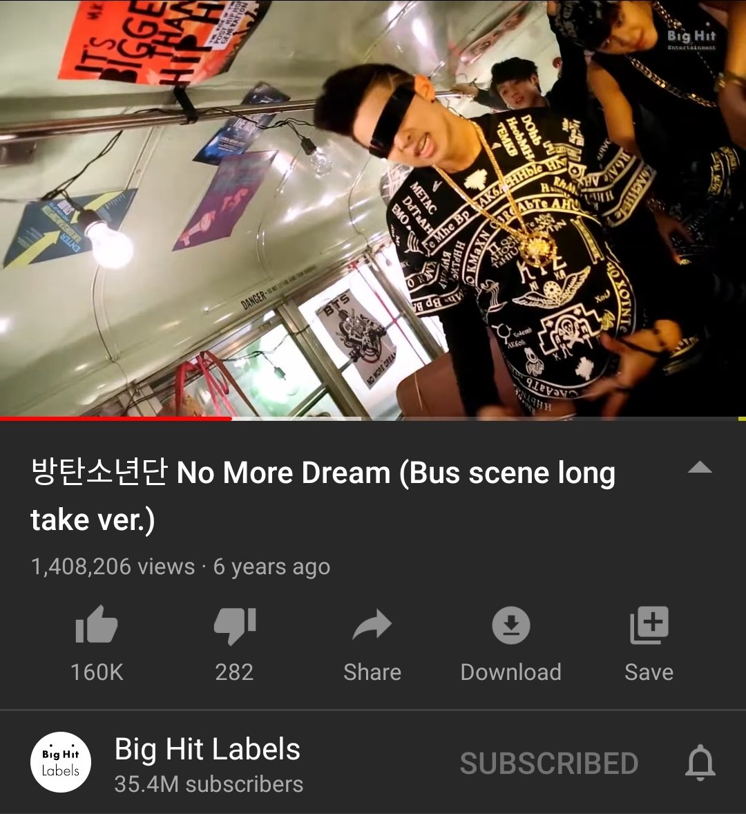 No more dream has two other MVS did you know? Bus scene long version and dance version!