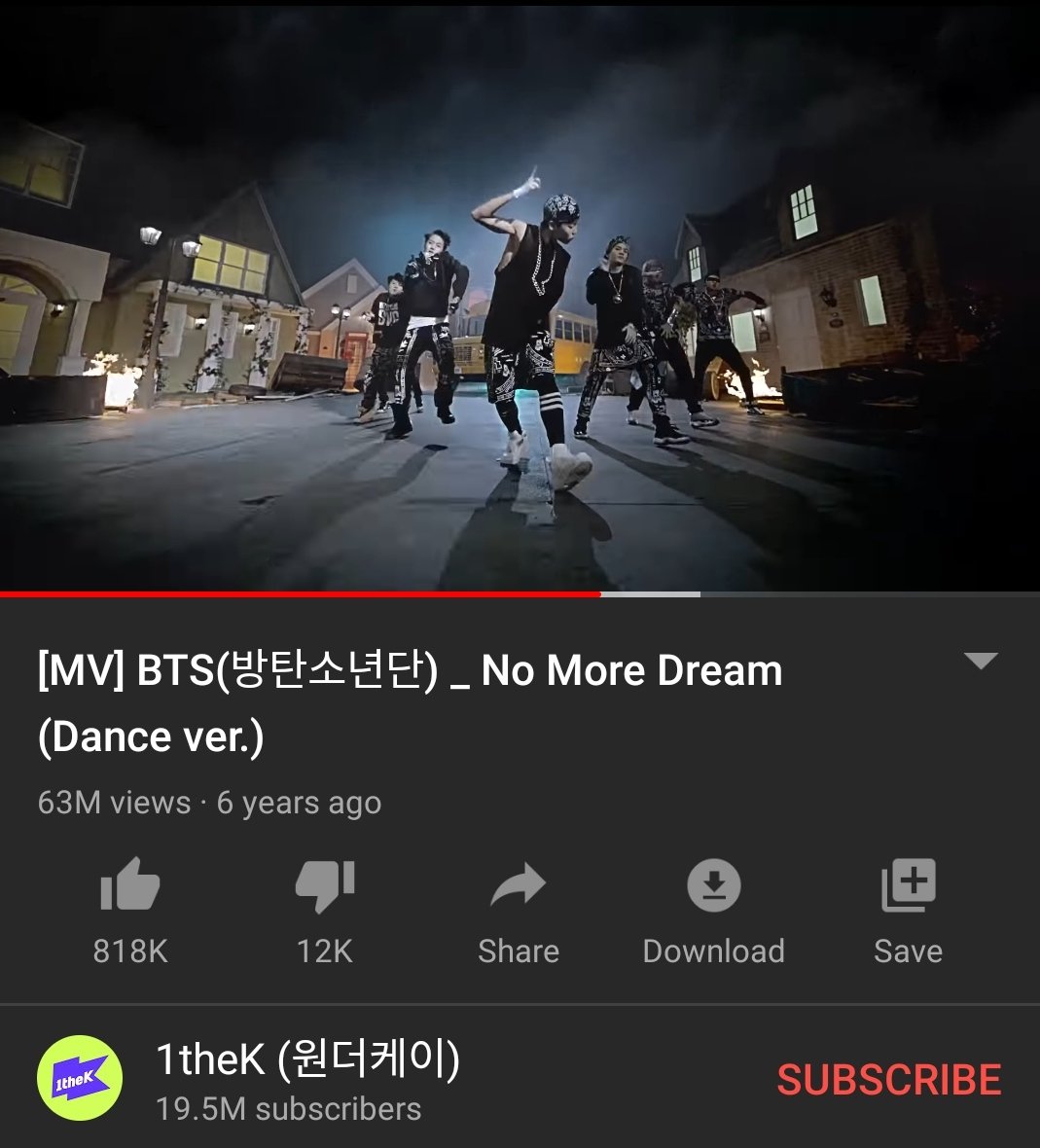 No more dream has two other MVS did you know? Bus scene long version and dance version!