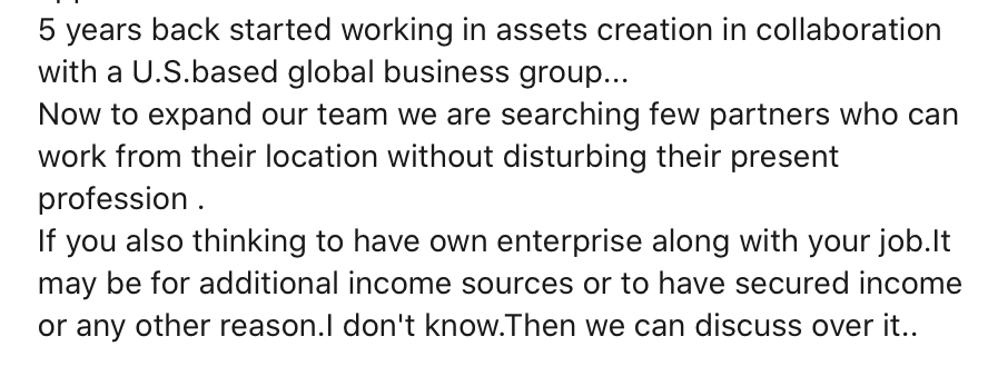 iAnuragKale's tweet image. Here is the 6th one - a new MLM message on LinkedIn once again. This time he was blocked without response!

#StopMLM