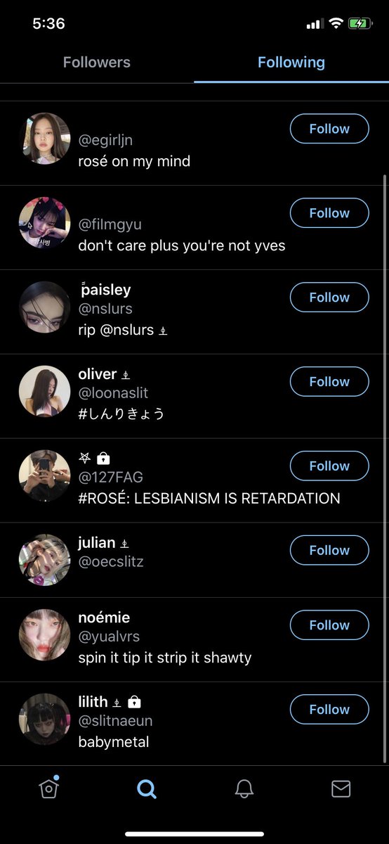 UPDATE** those with the symbols in their name loc bio or wherever you find them are all apart of this triggering stuff found in the thread. PLEASE BE CAREFUL. also here’s a list to block!! (this isn’t from my acc don’t come @ me )