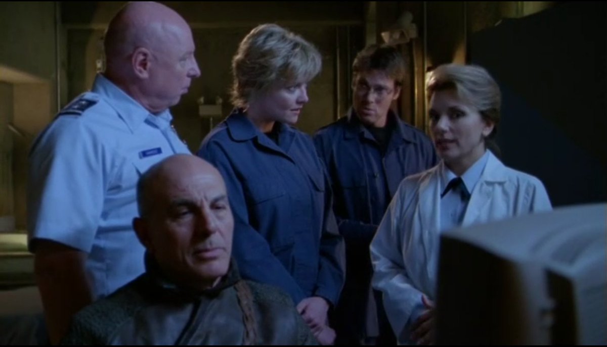 Derg1978's tweet photo. #StargateSG1 rewatch S7 E3 #FragileBalance Jack is kidnapped by a rogue Asgard and is replaced with a clone #TimeForStargate https://t.co/vVUfKZ6aiO