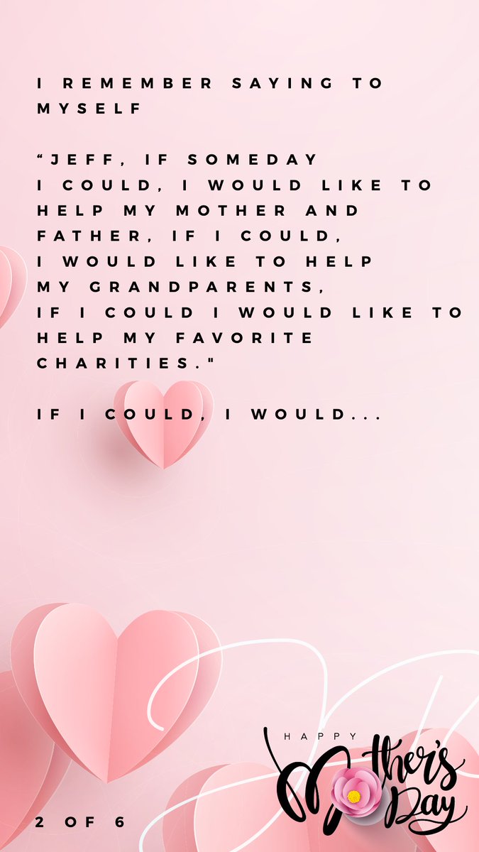jeffroberti's tweet photo. 1 of 3 - HAPPY MOTHERS DAY

For those of you celebrating your mother on mother's day, I would like to share a memorable moment with you.  

My mother is one of the "why's" I've worked so hard to get to where I am today. I don't know what I would do without her love and support. https://t.co/CZh9Gl5ObY