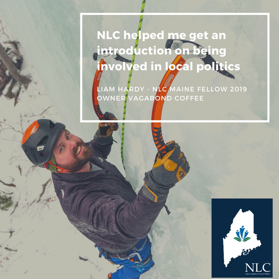 nlc_maine's tweet photo. NLC's expanding network is active as ever! Maine alumni Liam Hardy shares his experience: "NLC helped me get an introduction on being involved in local politics. I believe that strength lies in numbers and an active and educated voter base is critical": https://t.co/6EWtsQTlcB https://t.co/0czEfgVBH2