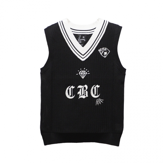 CenturionBoyz's tweet photo. 【New Release】
◆KNIT VEST
CODE : CBC-027
SIZE：M～2XL
COLOR：BLK
MATERIAL : ポリエステル100%
#centurionboyzclub #cbcgolf #knitvest #ak69 
Online Shop ↓↓↓
https://t.co/TPg584YzPA https://t.co/5hUoZikRlZ