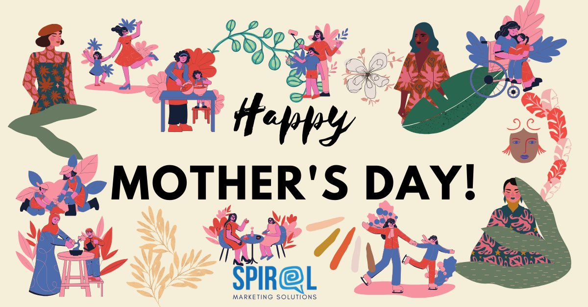 Happy Mother's Day!

Today we celebrate all mothers in their individuality. Though many things in the world may change - the love of our mothers are a constant.

Thank you for being our biggest supporters!

spiralsm.com

#SpiralMarketingSolutions #HappyMothhersDay